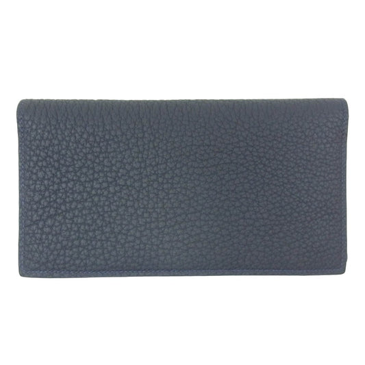 MAISON TAKUYA メゾンタクヤ New Multi CC Wallet 2 MCC2 2つ折り 長財布 ロングウォレット ネイビー系【新古品】【未使用】【中古】