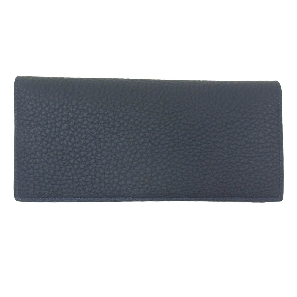 MAISON TAKUYA メゾンタクヤ TT2 WALLET 長財布 2つ折り ロングウォレット ネイビー系【新古品】【未使用】【中古】