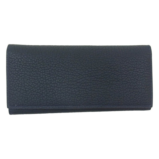MAISON TAKUYA メゾンタクヤ TT2 WALLET 長財布 2つ折り ロングウォレット ネイビー系【新古品】【未使用】【中古】