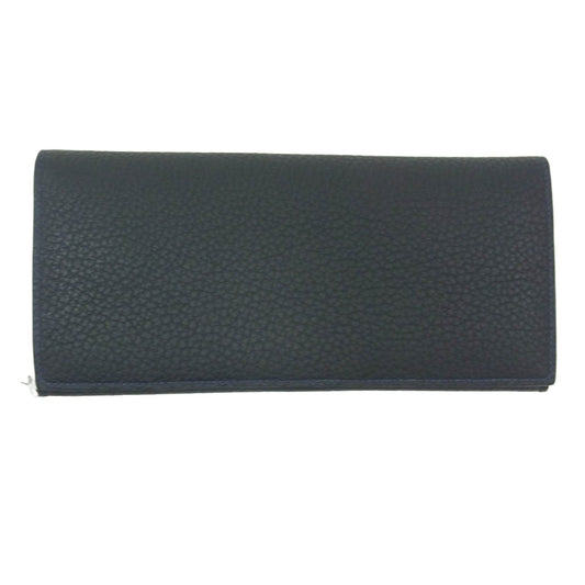 MAISON TAKUYA メゾンタクヤ TT2 WALLET 長財布 2つ折り ロングウォレット ネイビー系【新古品】【未使用】【中古】