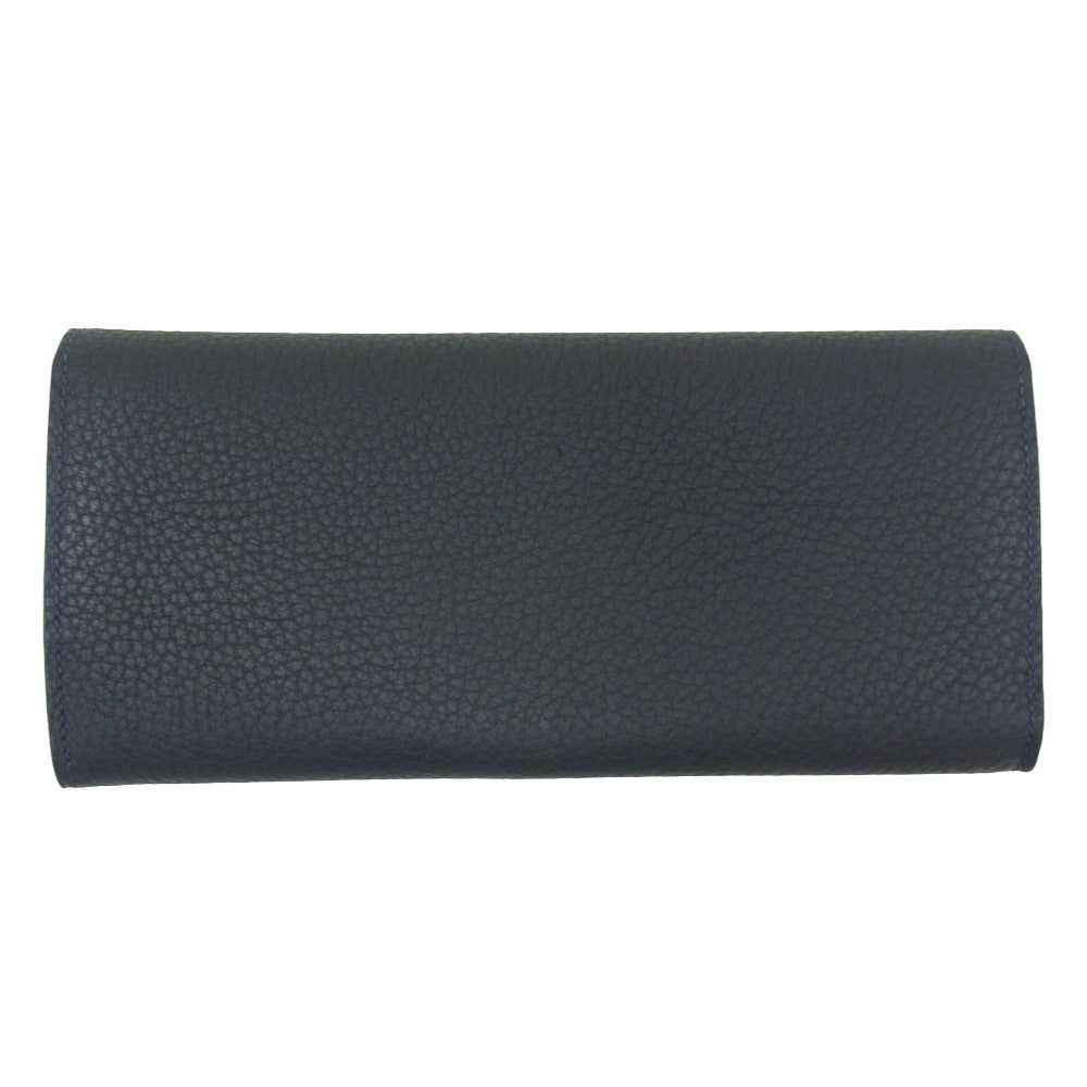 MAISON TAKUYA メゾンタクヤ TT2 WALLET 長財布 2つ折り ロングウォレット ネイビー系【新古品】【未使用】【中古】
