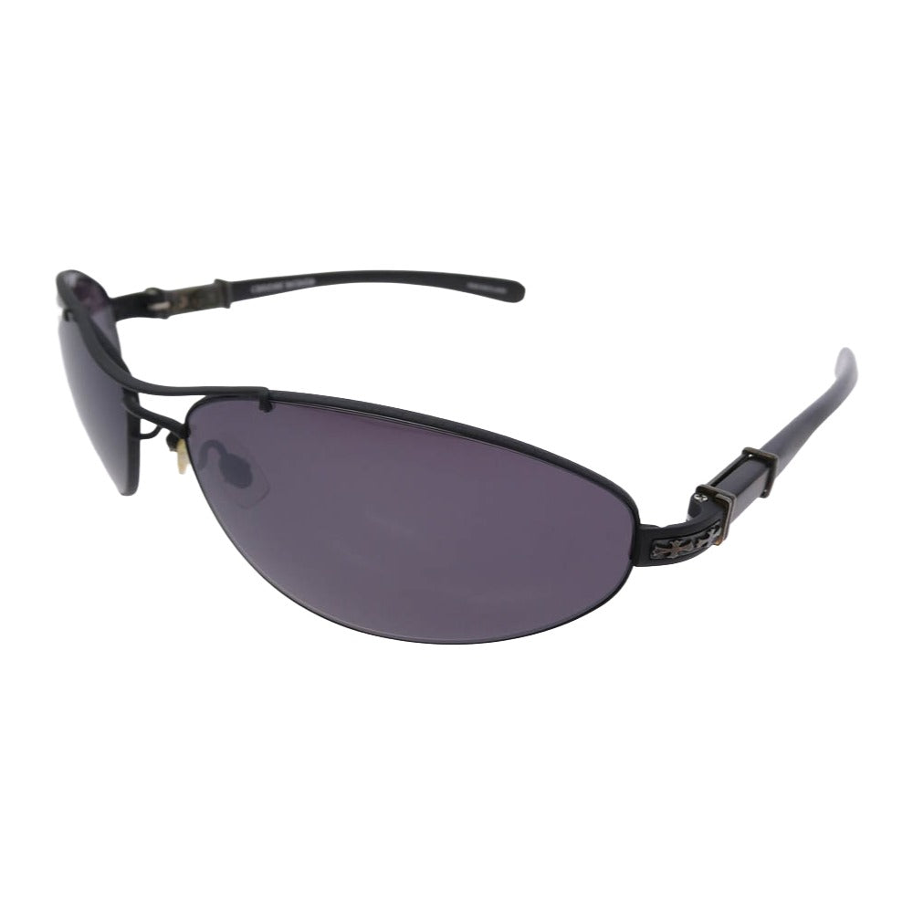 CHROME HEARTS クロムハーツ（原本無） DRAGSTER MATTE BLACK / EBONY WOOD サングラス ブラック系【中古】 CHROME HEARTS クロムハーツ（原本無） DRAGSTER MATTE BLACK / EBONY