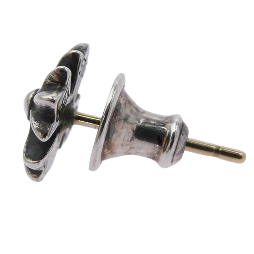 CHROME HEARTS クロムハーツ（原本無） No2 CH PLS CHプラス スタッド シルバーピアス シルバー系【中古】