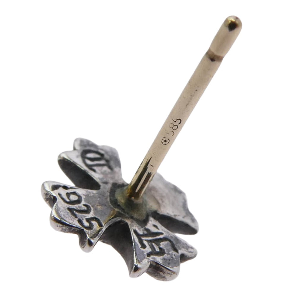 CHROME HEARTS クロムハーツ（原本無） No2 CH PLS CHプラス スタッド シルバーピアス シルバー系【中古】