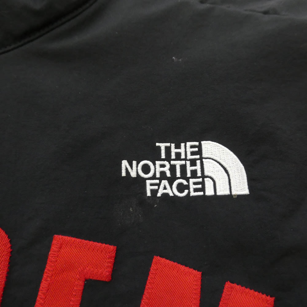 Supreme シュプリーム 19SS NA119031 × THE NORTH FACE Arc Logo Denali Fleece Jacket ノース フェイス アーチロゴ デナリ フリース ジャケット ブラック系 レッド系 M【中古】
