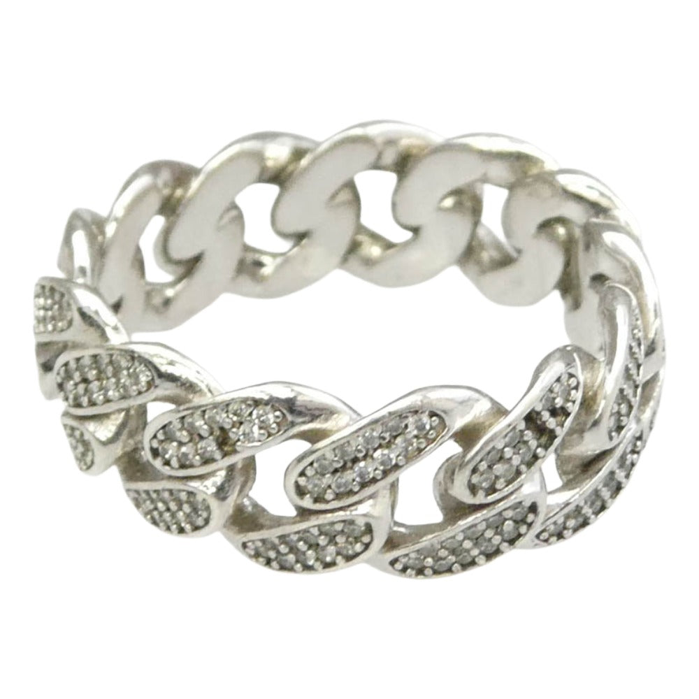 AVALANCHE アバランチ CHAIN RING チェーン リング シルバー系 22.5号【中古】
