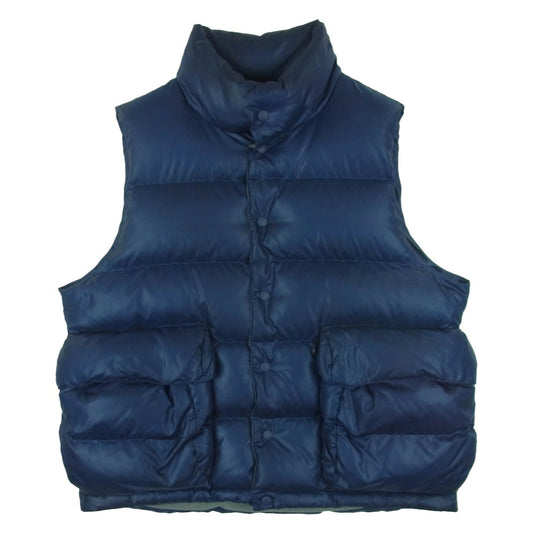 DAIWA PIER39 ダイワピア BW-24022W TECH BACK PACKER DOWN VEST テック バックパッカー ダウン ベスト ネイビー系 M【中古】