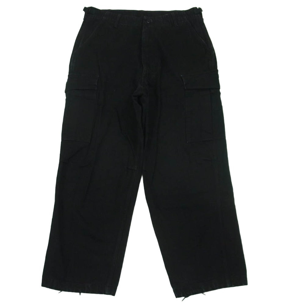 COMOLI コモリ 23SS X01-03012 BLACK DENIM B.D.U PANTS ブラック デニム カーゴ パンツ 日本製 ブラック系 1【中古】