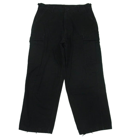 COMOLI コモリ 23SS X01-03012 BLACK DENIM B.D.U PANTS ブラック デニム カーゴ パンツ 日本製 ブラック系 1【中古】