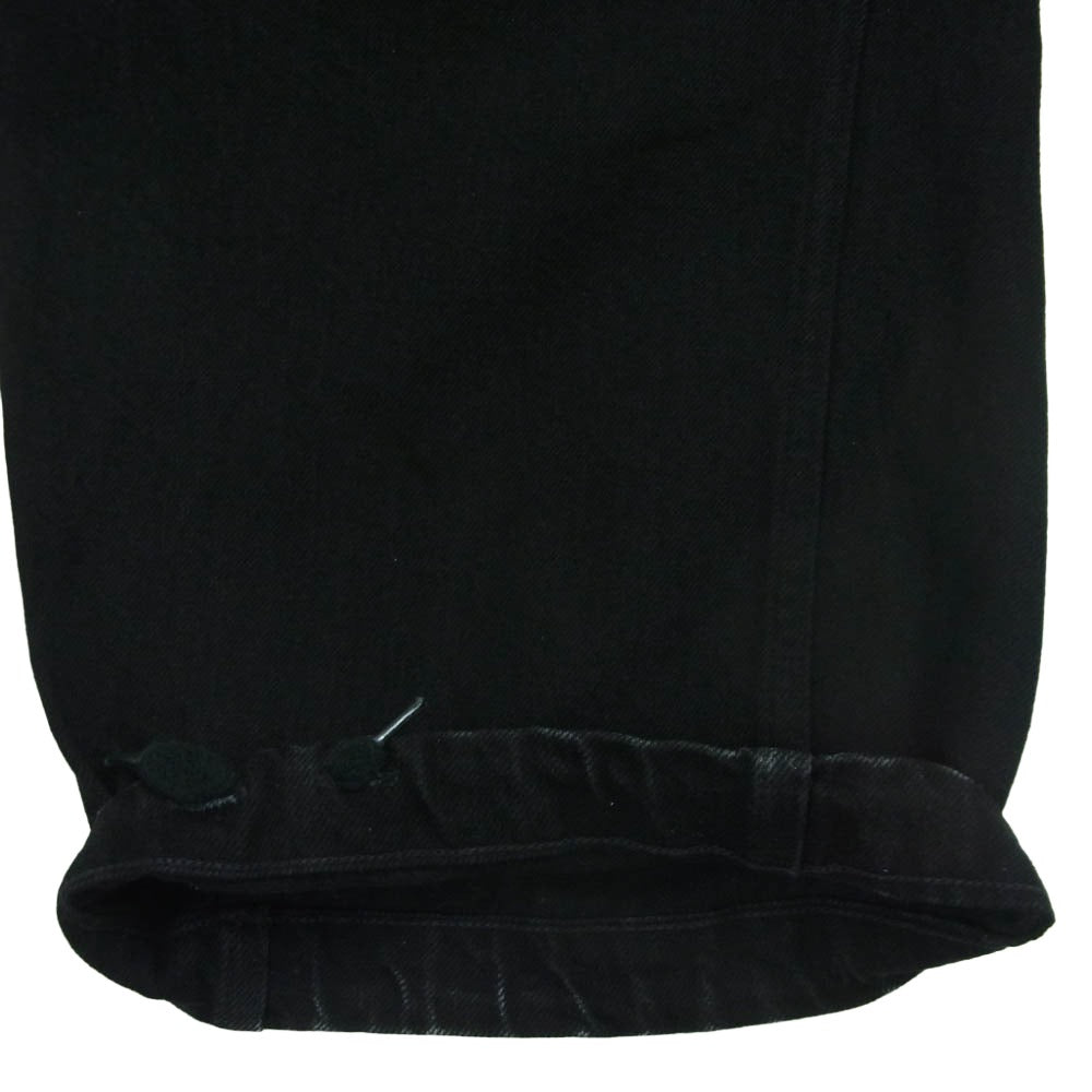 COMOLI コモリ 23SS X01-03012 BLACK DENIM B.D.U PANTS ブラック デニム カーゴ パンツ 日本製 ブラック系 1【中古】