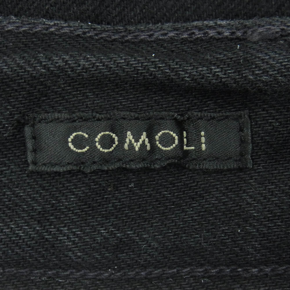 COMOLI コモリ 23SS X01-03012 BLACK DENIM B.D.U PANTS ブラック デニム カーゴ パンツ 日本製 ブラック系 1【中古】
