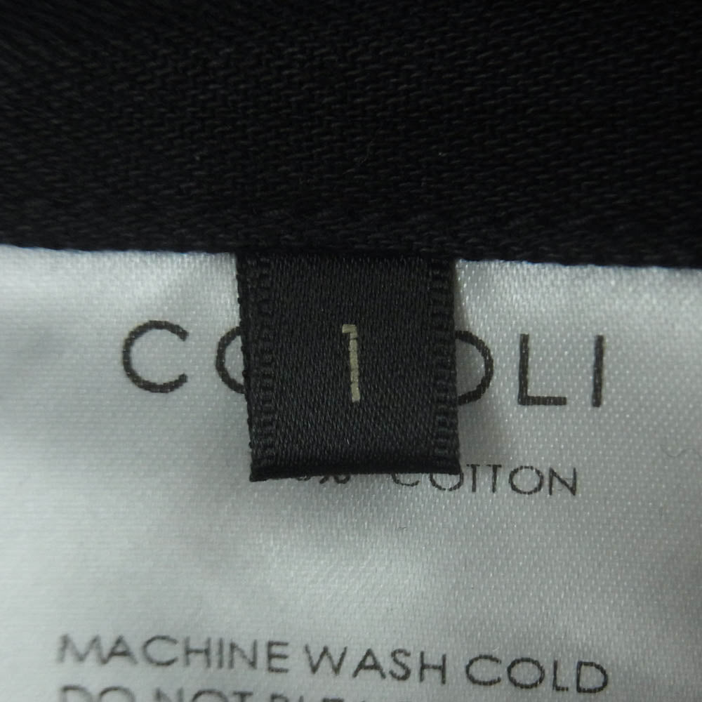 COMOLI コモリ 23SS X01-03012 BLACK DENIM B.D.U PANTS ブラック デニム カーゴ パンツ 日本製 ブラック系 1【中古】