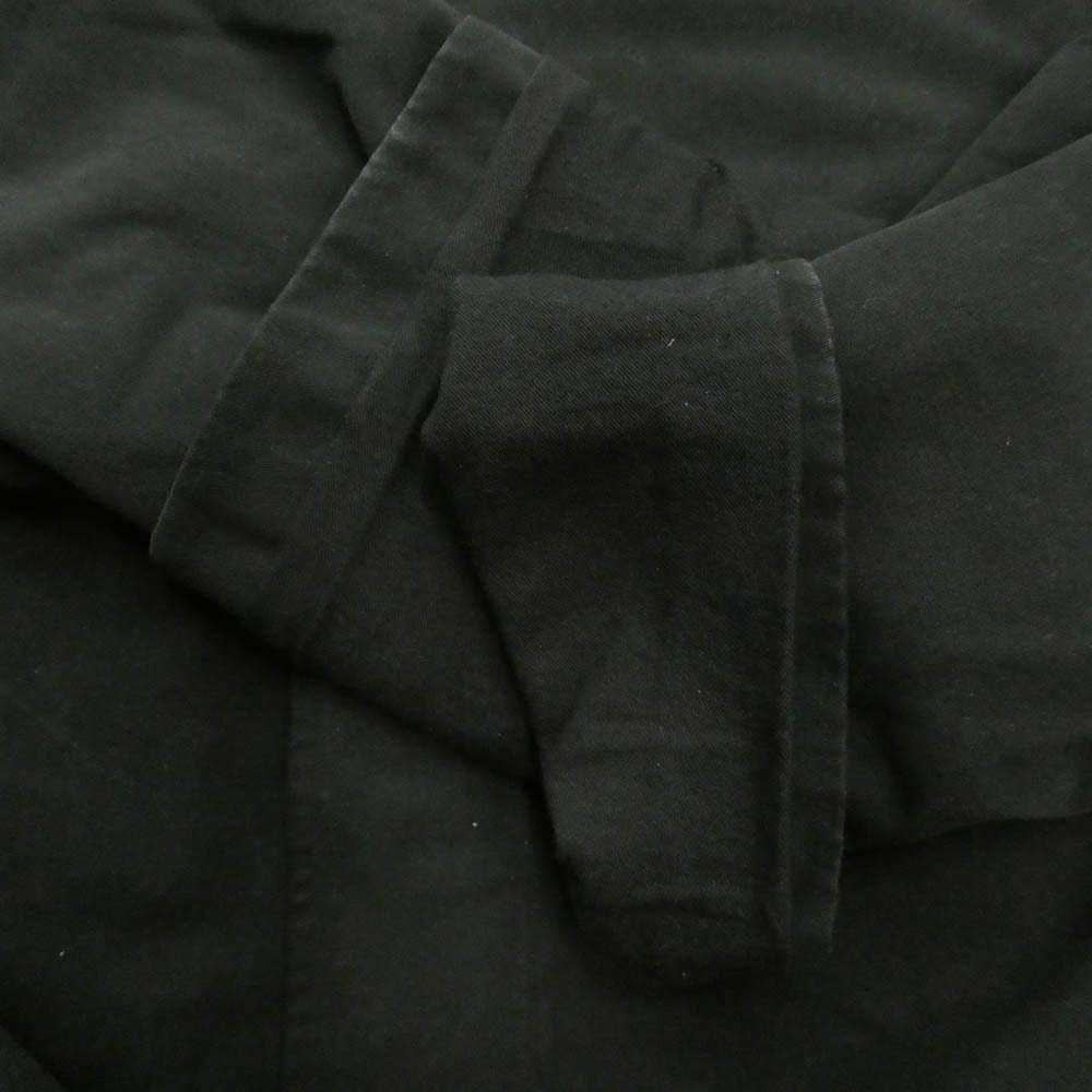 COMOLI コモリ 24AW A03-04001 GARMENT DYED BAL COLLAR COAT 製品染 バルカラーコート ロングコート ブラック系 1【中古】