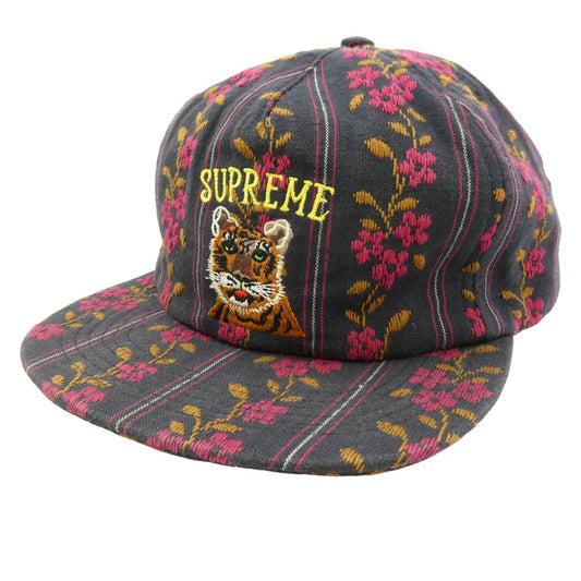 Supreme シュプリーム 19AW Flower Jacquard 5-Panel フラワー ジャガード 5パネル キャップ 帽子 マルチカラー系【中古】