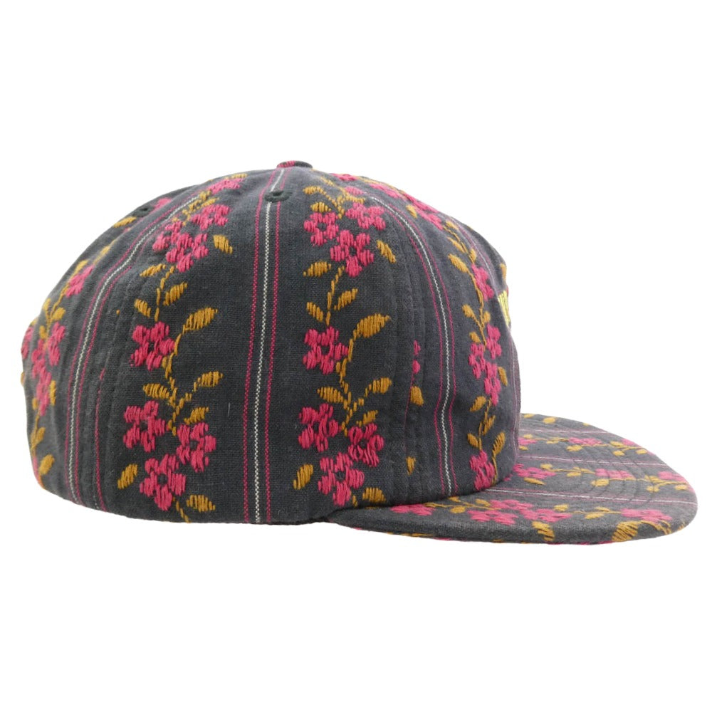 Supreme シュプリーム 19AW Flower Jacquard 5-Panel フラワー ジャガード 5パネル キャップ 帽子 マルチカラー系【中古】