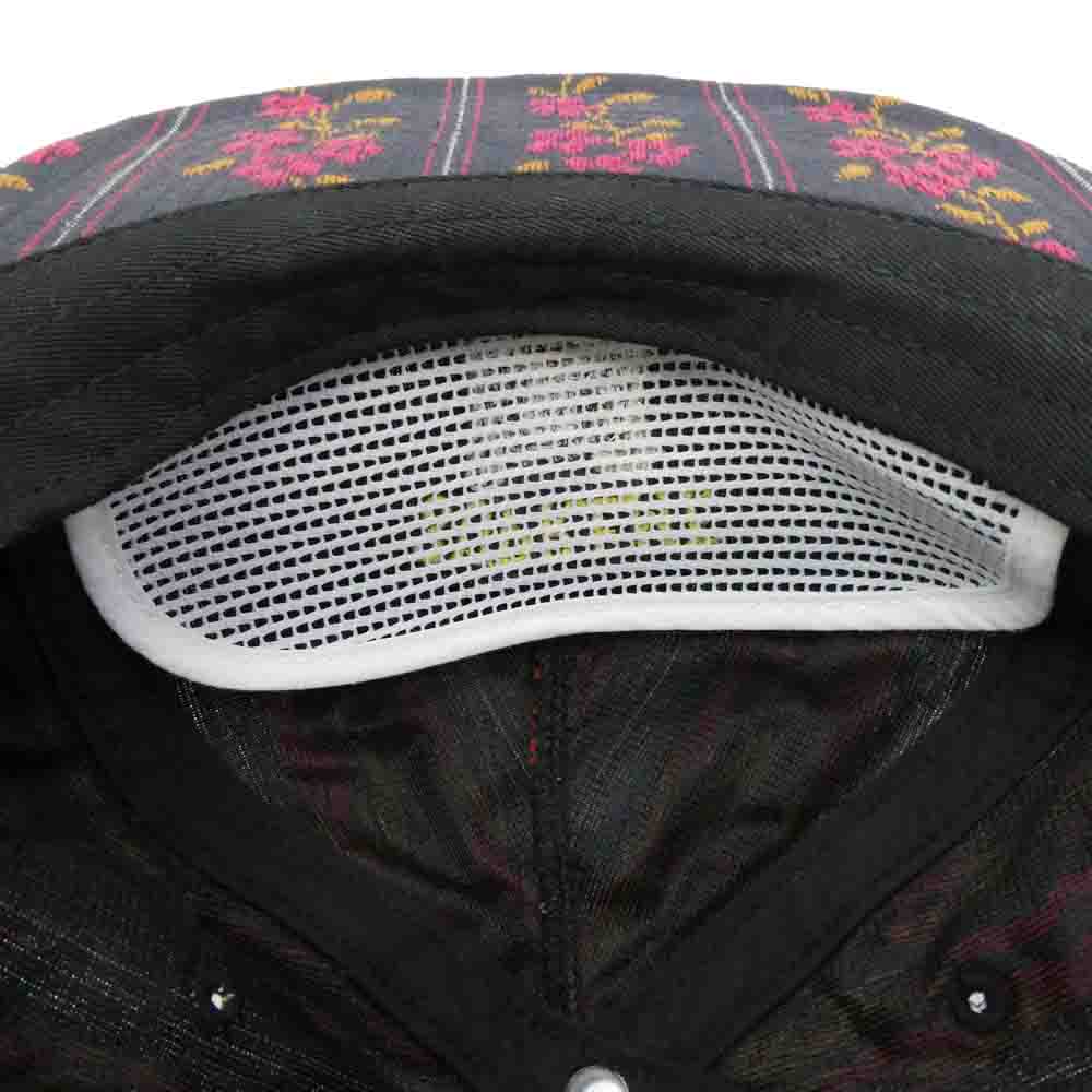 Supreme シュプリーム 19AW Flower Jacquard 5-Panel フラワー ジャガード 5パネル キャップ 帽子 マルチカラー系【中古】