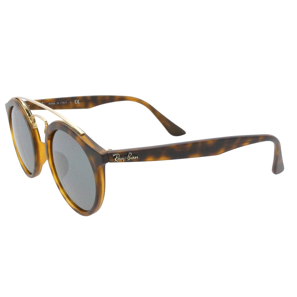 Ray-Ban レイバン RB4256-F イタリア製 SUNGLASSES ツーブリッジ サングラス アイウェア ブラウン系 ゴールド系 47□20 145【中古】