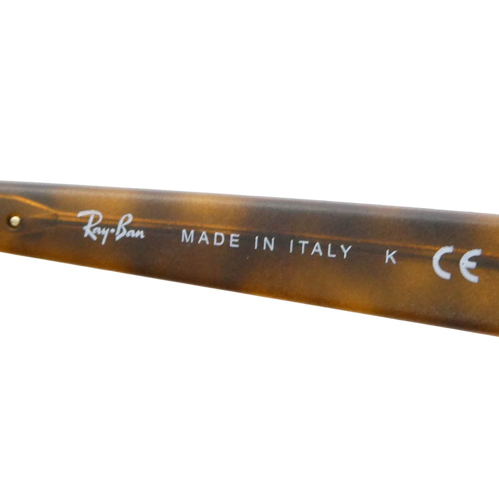 Ray-Ban レイバン RB4256-F イタリア製 SUNGLASSES ツーブリッジ サングラス アイウェア ブラウン系 ゴールド系 47□20 145【中古】