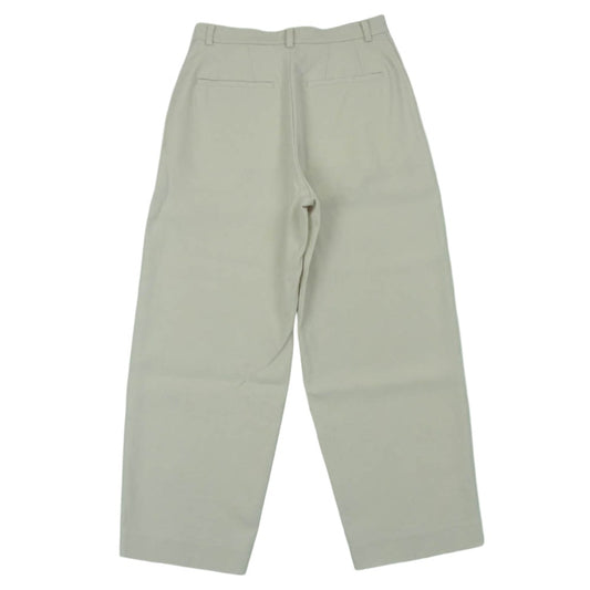 Plage プラージュ 25-030-922-8390-2-0 FORM CROPPED クロップド スラックス パンツ オフホワイト系 36【中古】