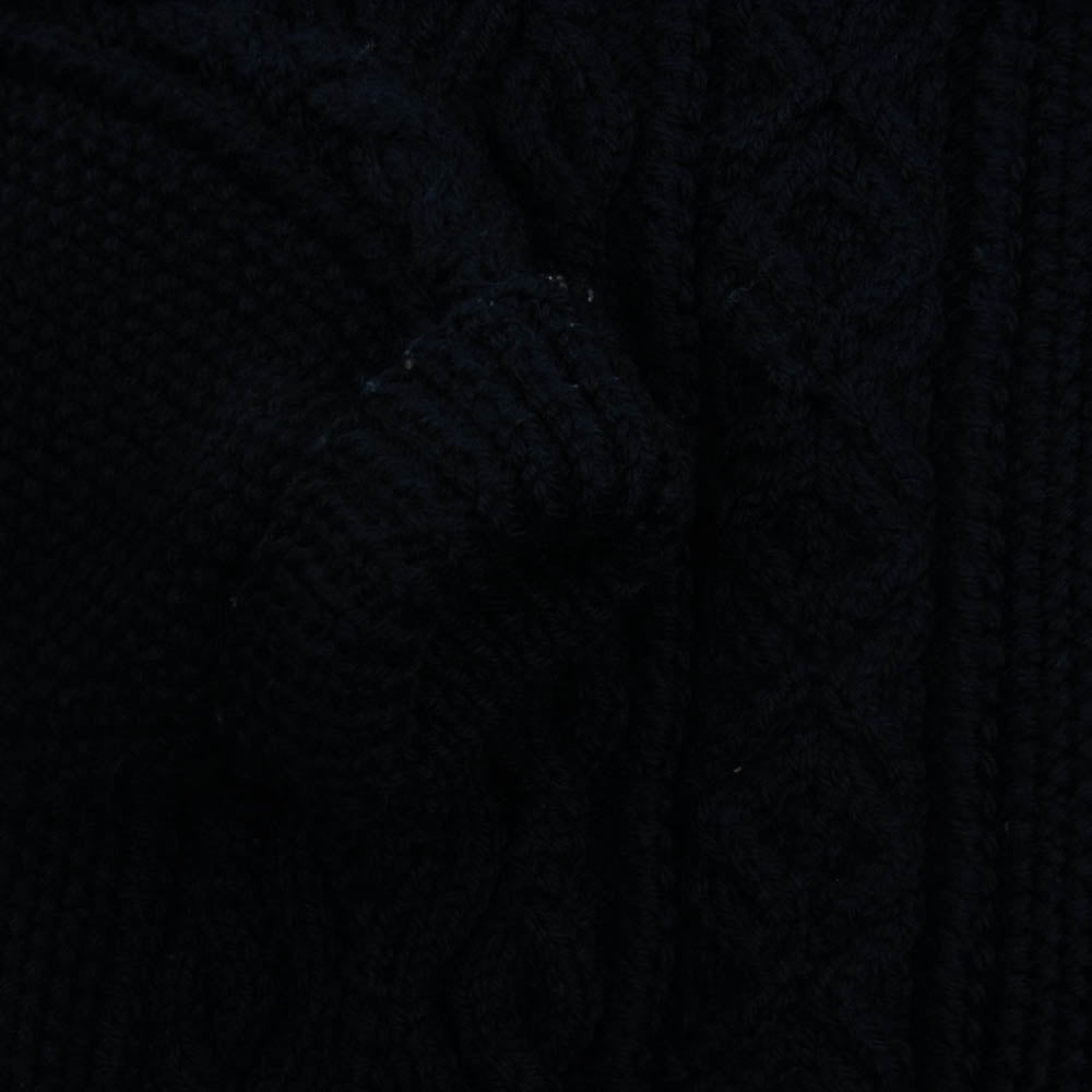 INVERALLAN インバーアラン 茶タグ 3A LUMBER CARDIGAN ランバー アラン ニット カーディガン ダークネイビー系 サイズ表記なし【中古】