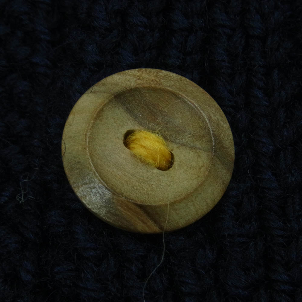 INVERALLAN インバーアラン 茶タグ 3A LUMBER CARDIGAN ランバー アラン ニット カーディガン ダークネイビー系 サイズ表記なし【中古】