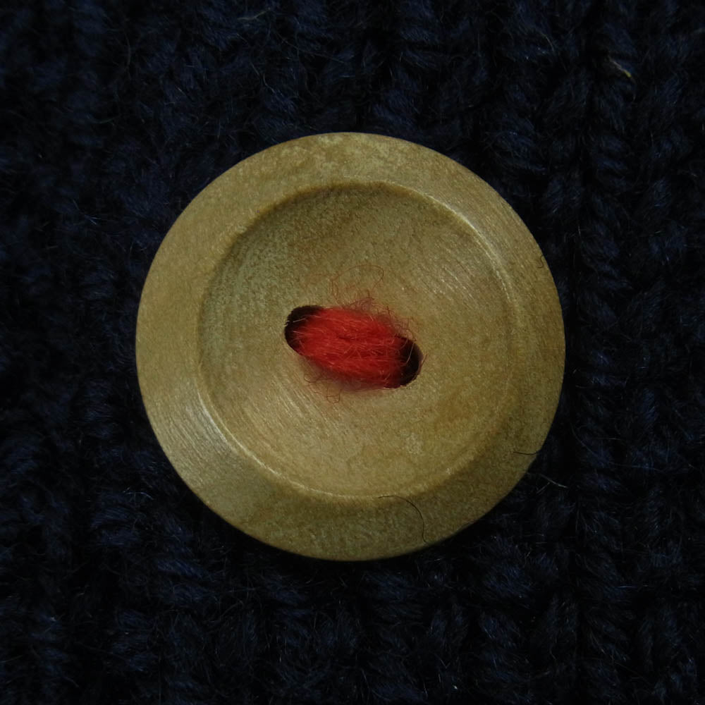INVERALLAN インバーアラン 茶タグ 3A LUMBER CARDIGAN ランバー アラン ニット カーディガン ダークネイビー系 サイズ表記なし【中古】