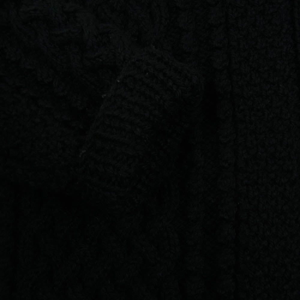 INVERALLAN インバーアラン 茶タグ 4A GOLFER CARDIGAN ゴルファー アラン ニット カーディガン ブラック系 サイズ表記なし【中古】