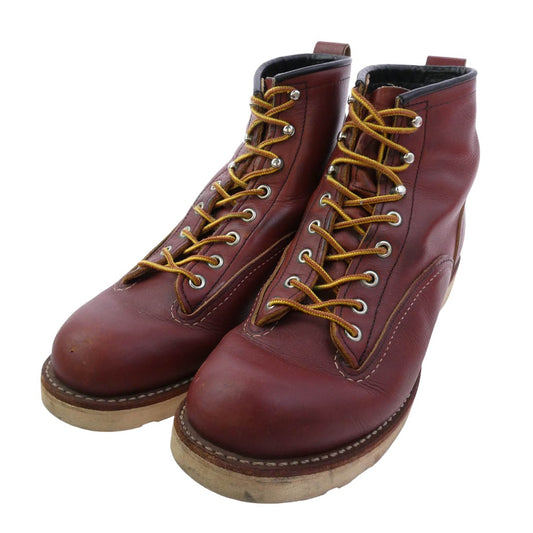 RED WING レッドウィング 2924 LINEMAN WORK BOOTS ラインマン レザー ワークブーツ ブラウン系 26cm【中古】