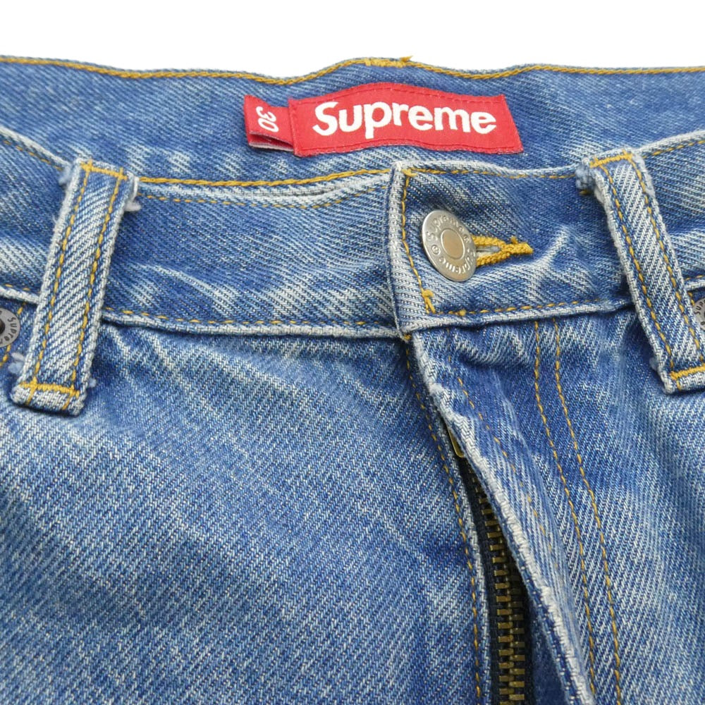 Supreme シュプリーム 24AW Baggy Jean バギー ジーンズ デニムパンツ インディゴブルー系 30【中古】