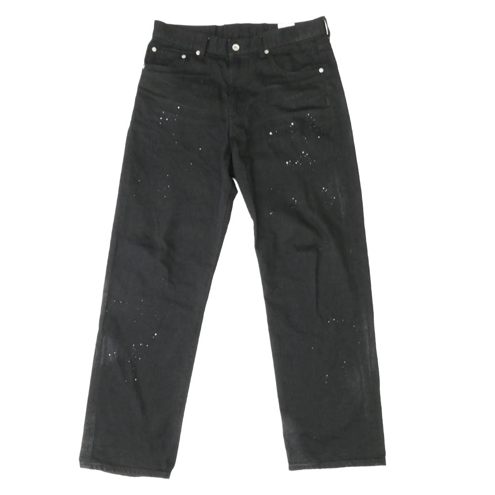 NEIGHBORHOOD ネイバーフッド 25AW 252AQNH-PTM07 BW WASHED DP BASIC PANTS ウォッシュ加工 ベーシック 5ポケット ブラック デニムパンツ ブラック系 M【中古】