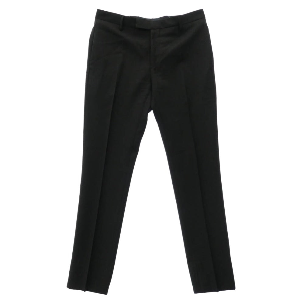 Dior ディオール 003C724A0559 ナローラペル 2Bシングル テーラード ジャケット スラックス パンツ セットアップ ブラック系 46【中古】