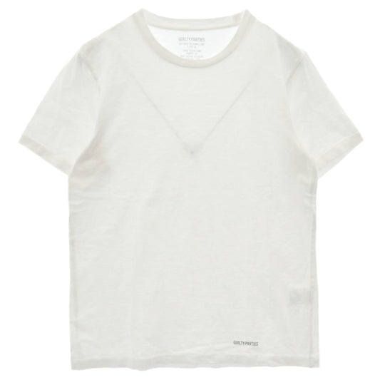 WACKO MARIA ワコマリア GP-003-BLANKLINE-TYPE-A HEAVYWEIGHT CREW NECK T-SHIRT ヘヴィーウェイト クルーネック Tシャツ 半袖カットソー ホワイト系 M【中古】