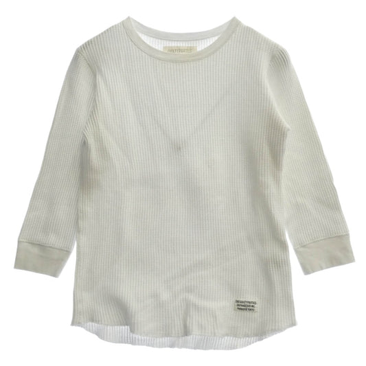 WACKO MARIA ワコマリア サーマル ワッフル 長袖 カットソー ホワイト系 M【中古】