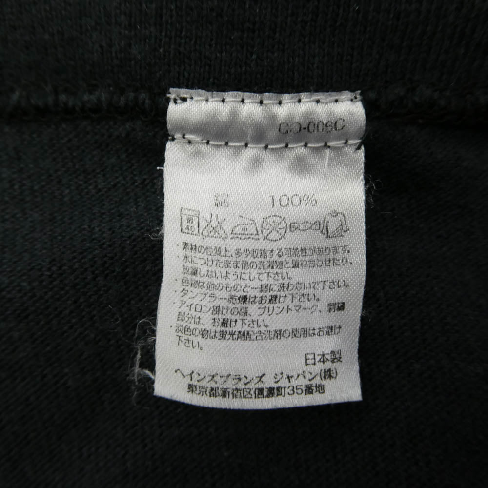 Champion チャンピオン CO-006C × STANDARD CALIFORNIA スタンダードカリフォルニア 7分丈 フットボールTシャツ カットソー ブラック ブラック系 S【中古】