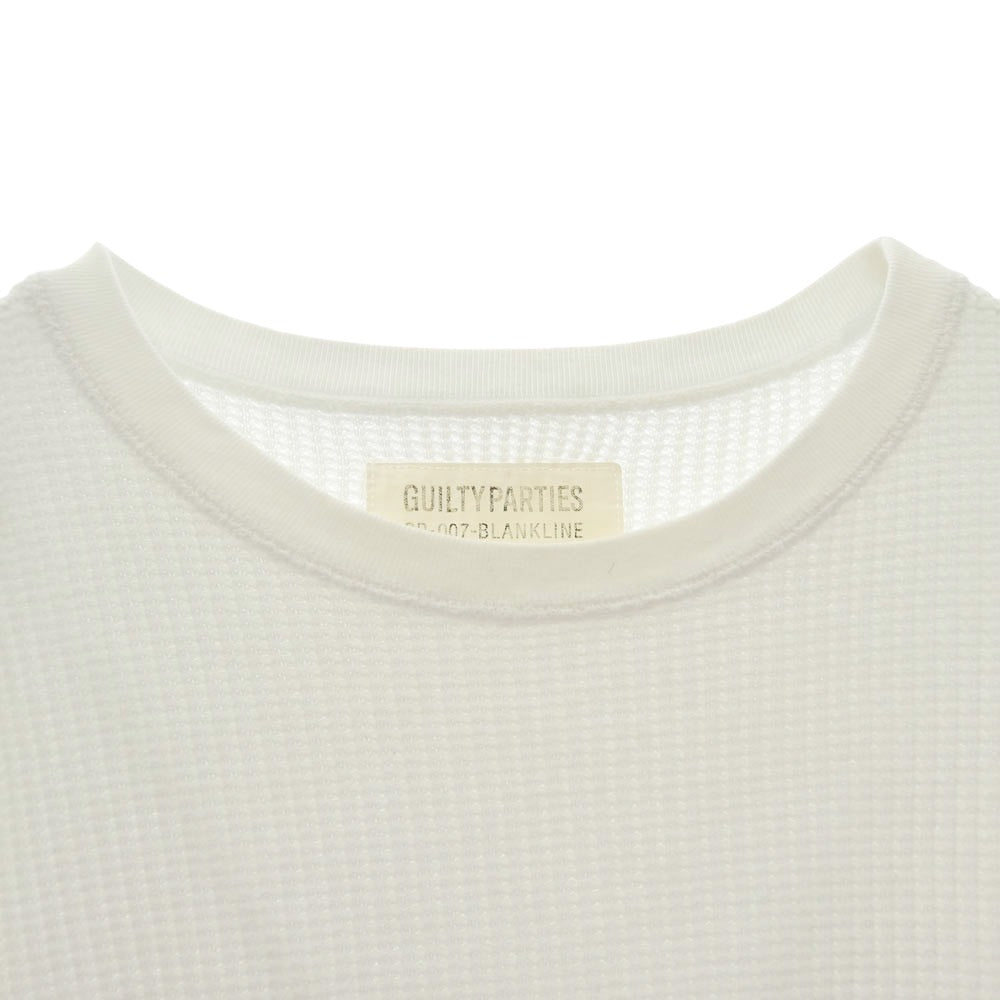 WACKO MARIA ワコマリア サーマル ワッフル 長袖 カットソー ホワイト系 L【中古】