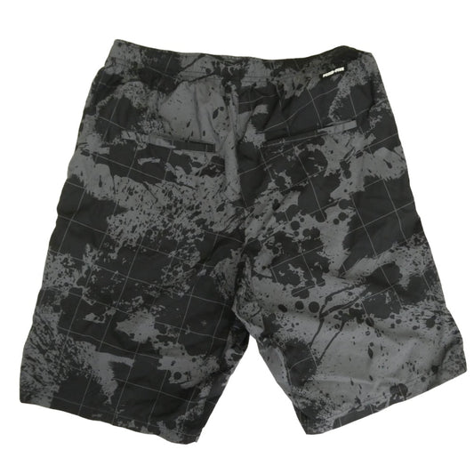 NIKE ナイキ 15AW 789527-012 × F.C.Real Bristol レアルブリストル FIVE WARM UP SHORTS ラバーワッペン 総柄 ナイロン ショーツ ハーフパンツ ブラック系 グレー系 S【中古】