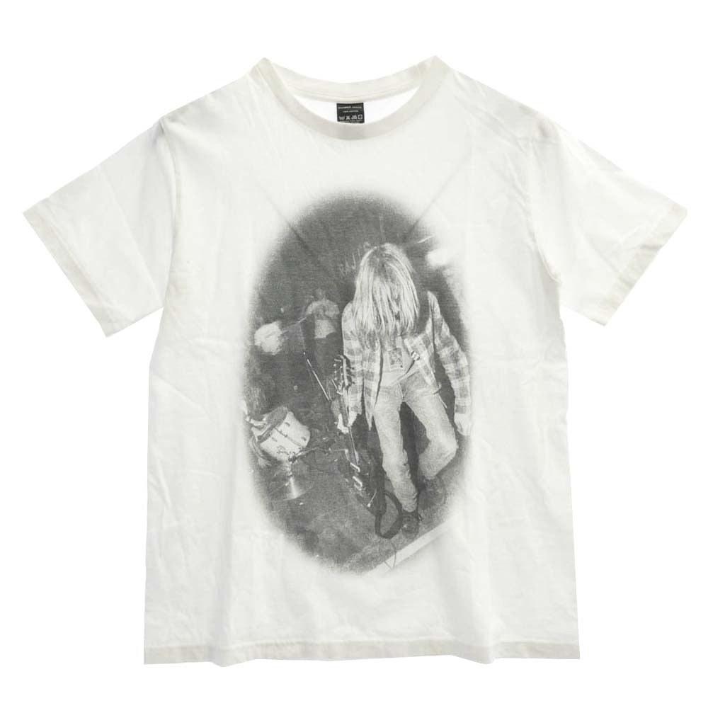 NUMBER(N)INE ナンバーナイン 復刻 Kurt Cobain カートコバーン フォトプリント Tシャツ 半袖カットソー ホワイト系 2【中古】