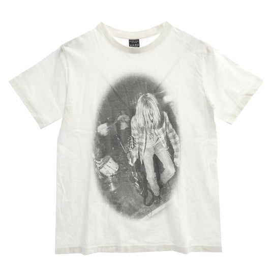 NUMBER(N)INE ナンバーナイン 復刻 Kurt Cobain カートコバーン フォトプリント Tシャツ 半袖カットソー ホワイト系 2【中古】