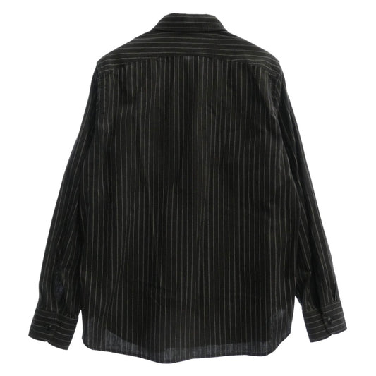 WACKO MARIA ワコマリア BIG YANK WABASH STRIPE ウォバッシュ ストライプ シャツ　 ブラック系 S【中古】