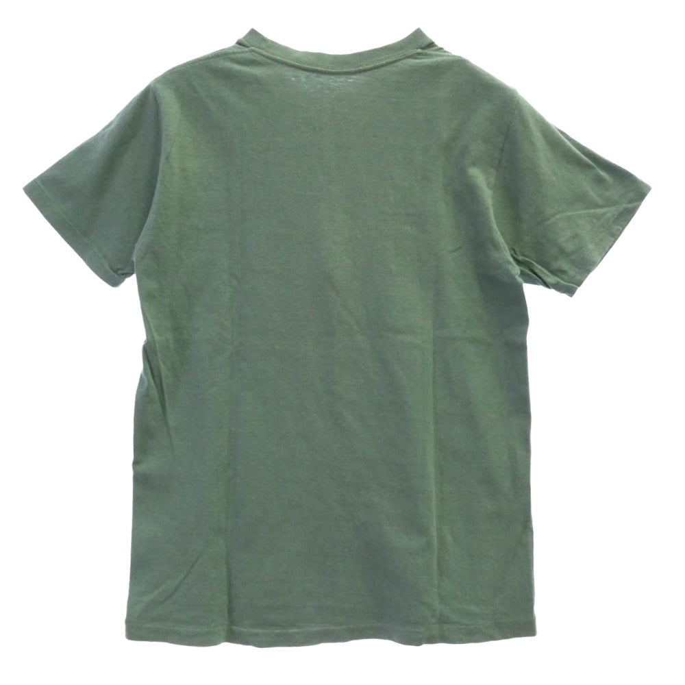 STANDARD CALIFORNIA スタンダードカリフォルニア Blowin' in The Wind 半袖 Tシャツ カットソー グリーン系 S【中古】