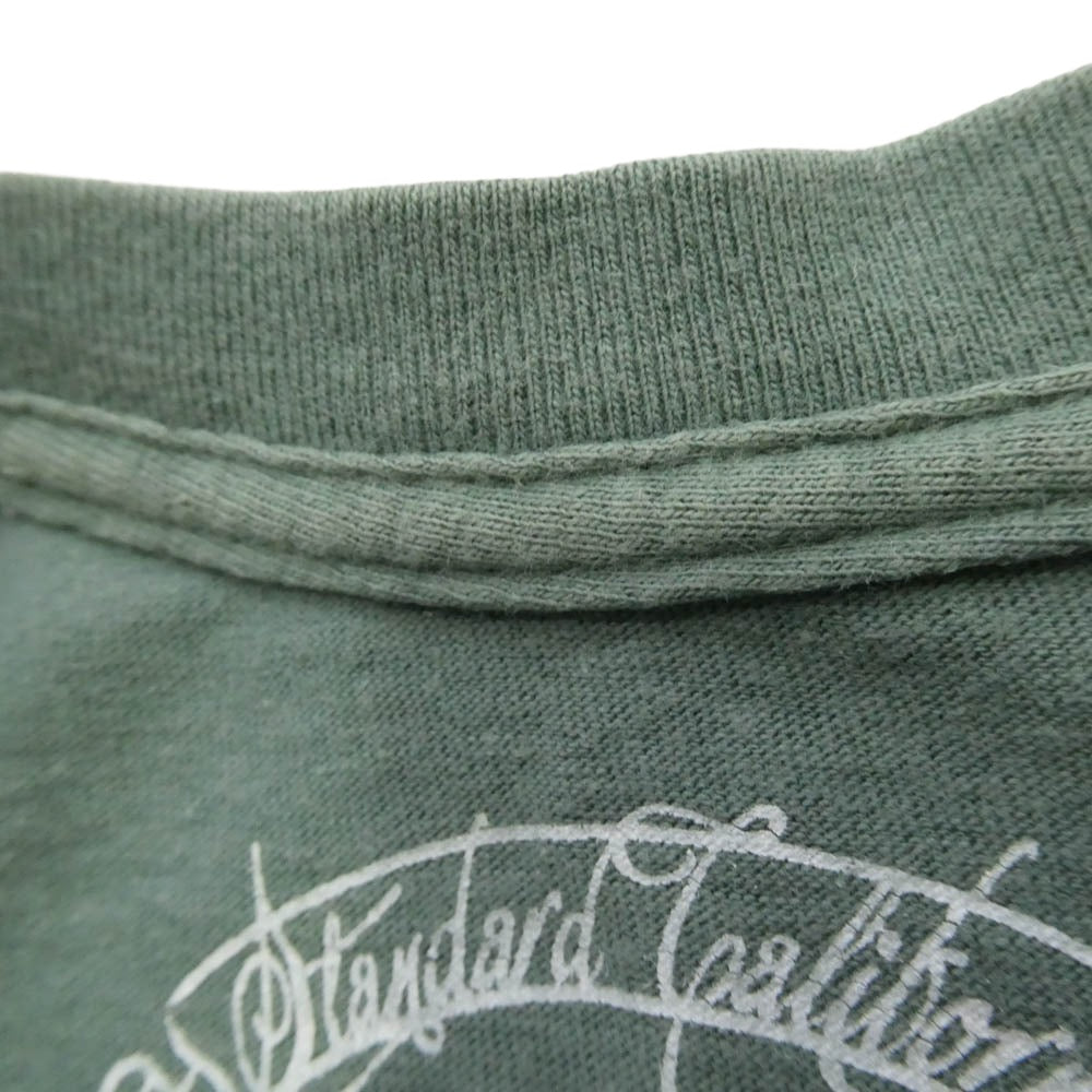 STANDARD CALIFORNIA スタンダードカリフォルニア Blowin' in The Wind 半袖 Tシャツ カットソー グリーン系 S【中古】