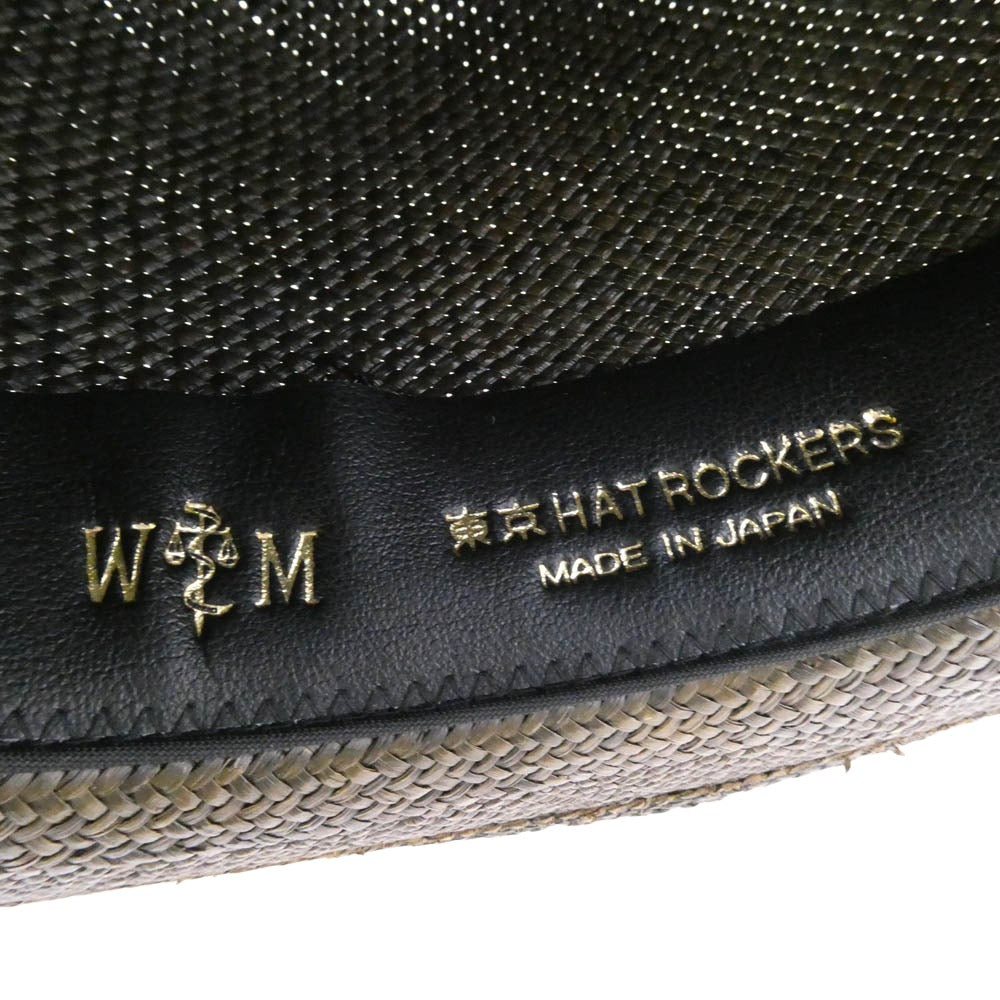 WACKO MARIA ワコマリア パナマ ハット 麦わら帽子 ブラウン系 M【中古】
