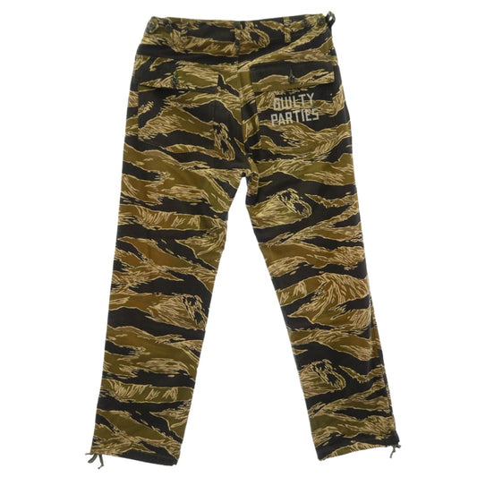 WACKO MARIA ワコマリア TIGER CAMO ARMY タイガー カモ ミリタリー パンツ マルチカラー系 カーキ系 S【中古】
