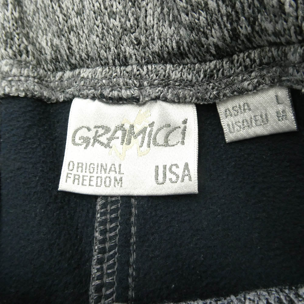 Gramicci グラミチ GUP-19F016 BONDING KNIT FLEECE NARROW RIB PANTS ボンディング ニット フリース ナロー リブ パンツ グレー系 M ASIA L【中古】