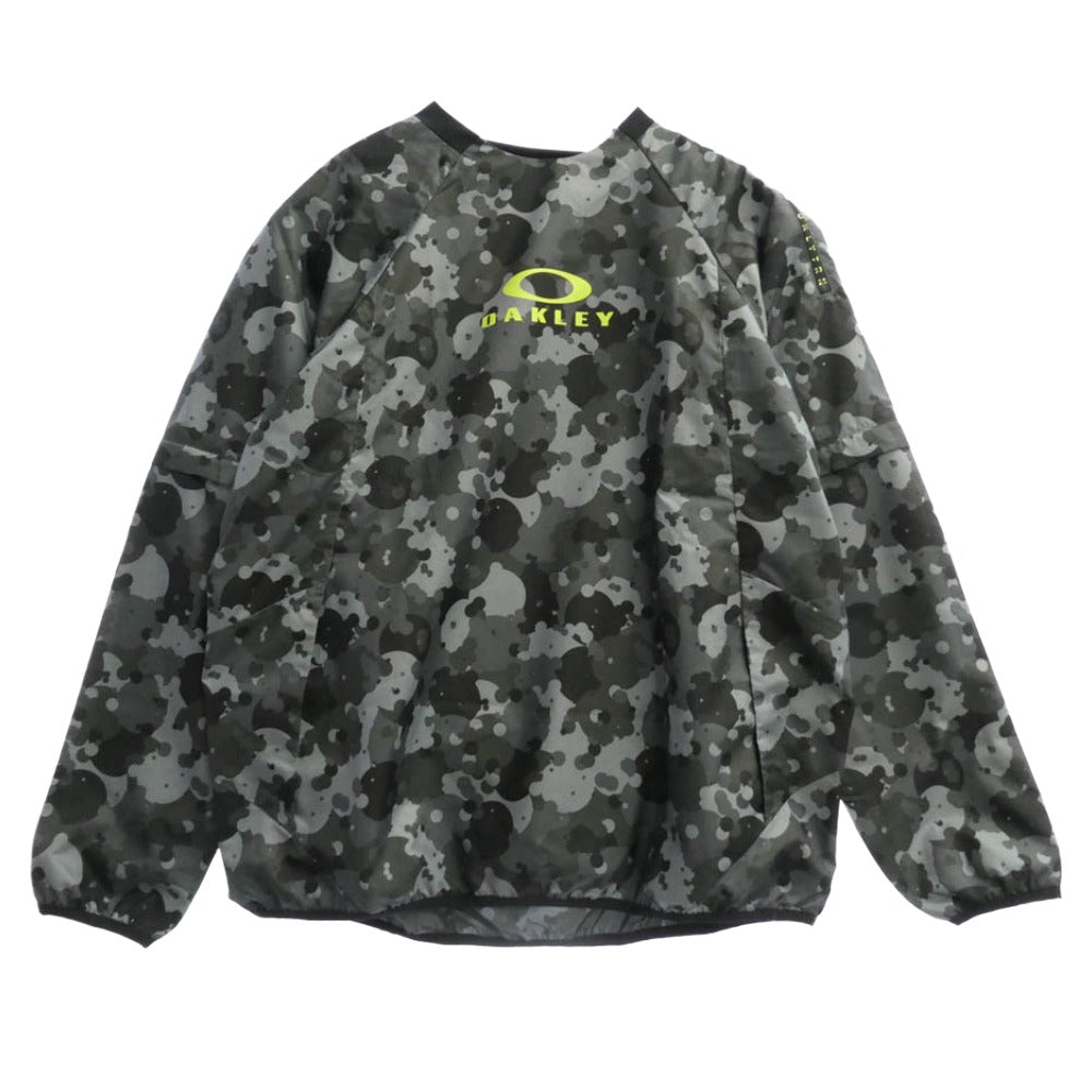 OAKLEY オークリー 19AW VNA1031169 ENHANCE WIND CREW クルーネック ピステ ウィンド ジャケット グレー系 M【中古】