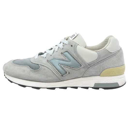 NEW BALANCE ニューバランス M1400SB Made in USA 1400 Steel Blue スティールブルー スエード メッシュ スニーカー グレー系 ライトブルー系 26cm【中古】