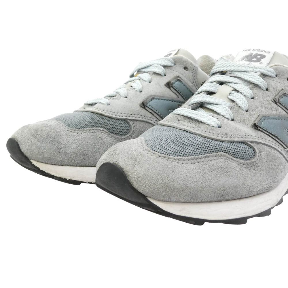 NEW BALANCE ニューバランス M1400SB Made in USA 1400 Steel Blue スティールブルー スエード メッシュ スニーカー グレー系 ライトブルー系 26cm【中古】