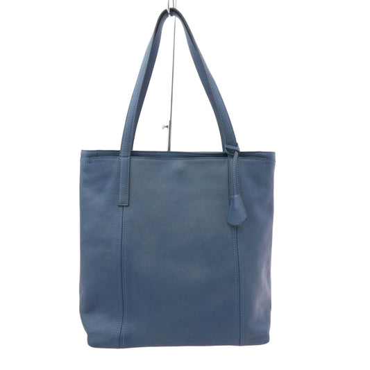 aniary アニアリ 07-0201 トートバッグ Shrink Leather 牛革 Tote シュリンクレザー ビジネストート ブルー系【中古】