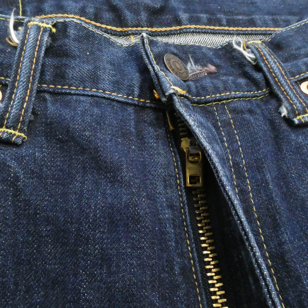 Levi's リーバイス 67505-02 505-0217 復刻 BIG E ビッグE 赤耳 セルビッジ ジップフライ デニムパンツ W31 L34 インディゴブルー系【中古】