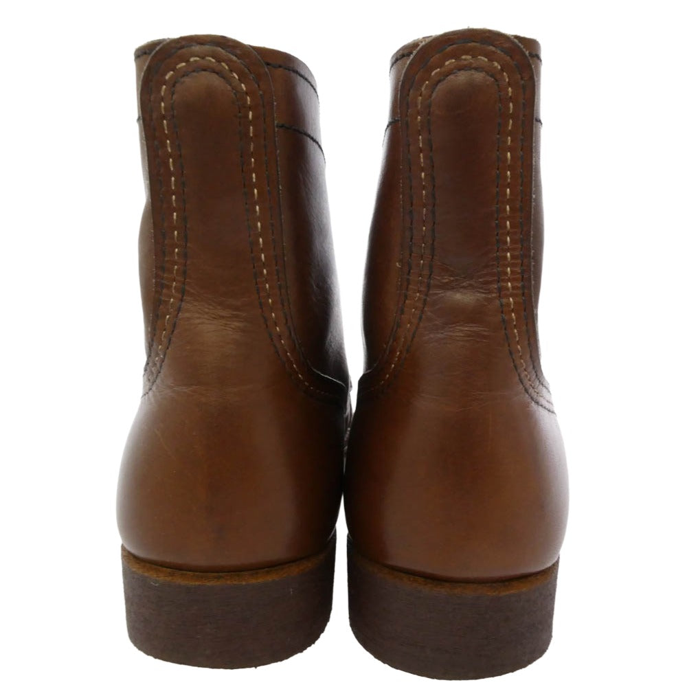 RED WING レッドウィング 08111-3 Iron Ranger アイアンレンジャー アンバーハーネス キャップドトゥ ワークブーツ ブラウン系 25cm【中古】